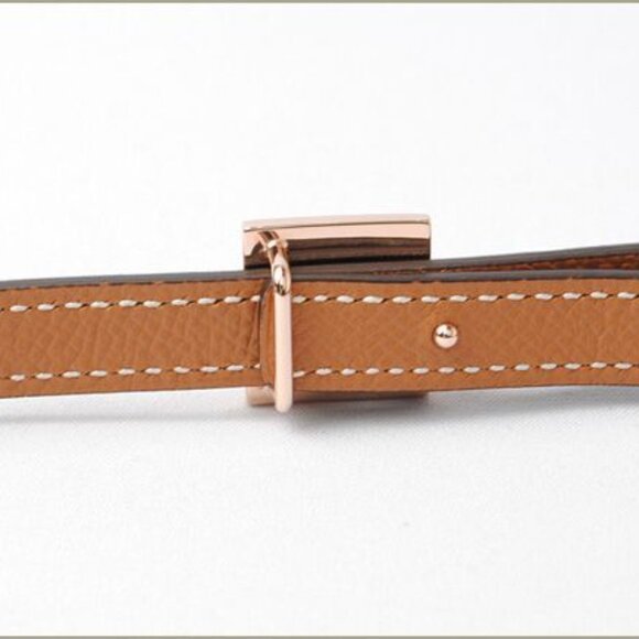 Hermes Belt Reversible Belt Irene 95 Black Brown Swift Epson Rose main image 4
